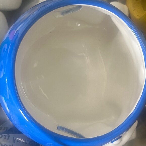 M&Ms Blue Character Ceramic Candy Holder Basket Collectible By Galerie - Picture 6 of 7